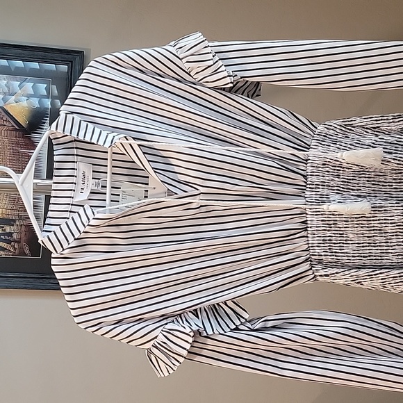 NWT  HL Affair Stripped Dress - Picture 2 of 11